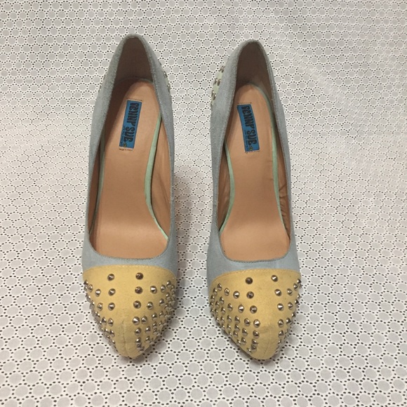 Penny Sue | Blue Studded Stilettos the shoe guru - Picture 3 of 8